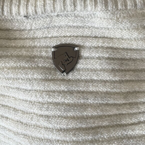 Kuhl Women's Solace Sweater Large Light Heather Gray Ribbed Turtleneck Tunic - Picture 9 of 10